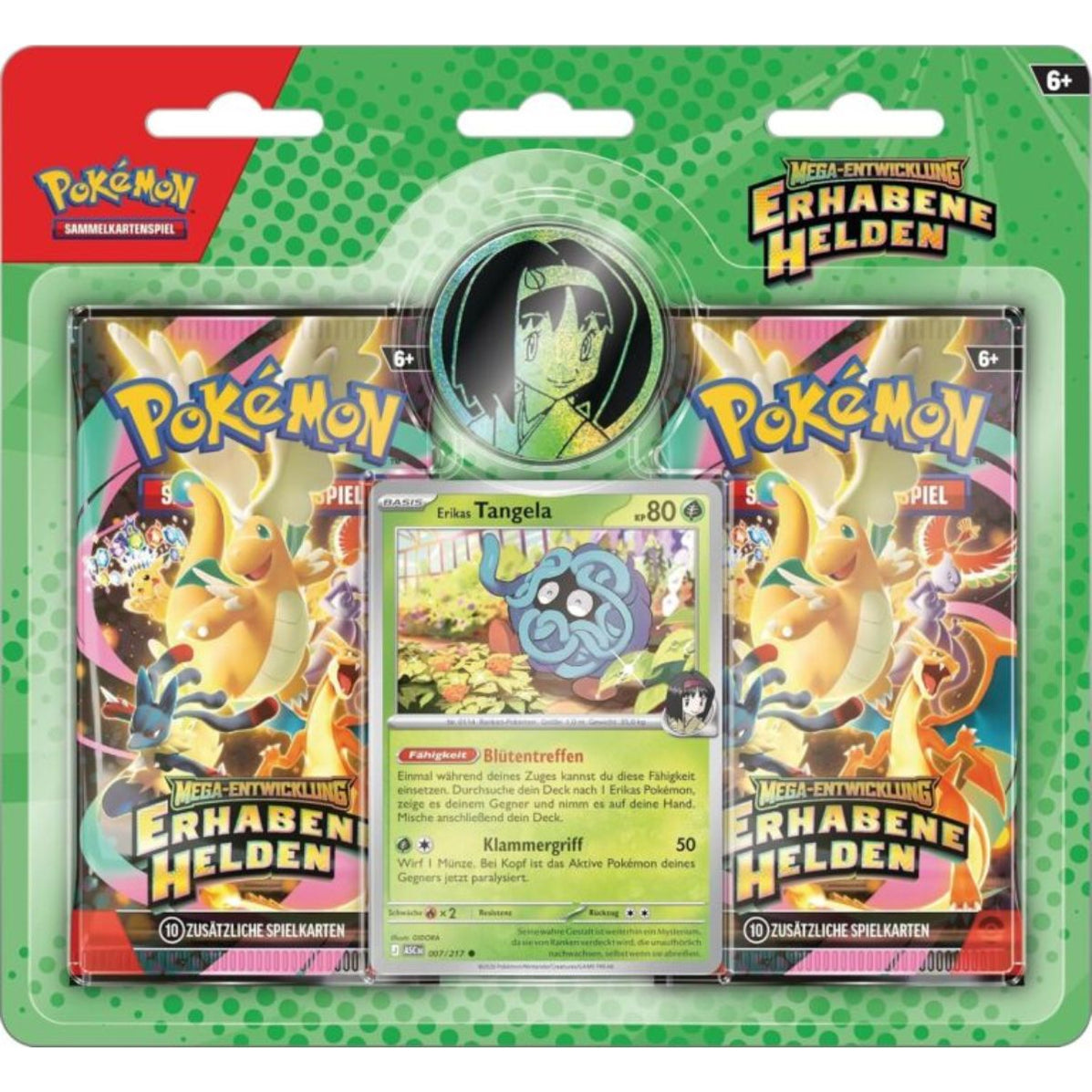 Pokémon Mega Entwicklung 2er Blister Erhabene Helden (Koalelu | Tangela)
