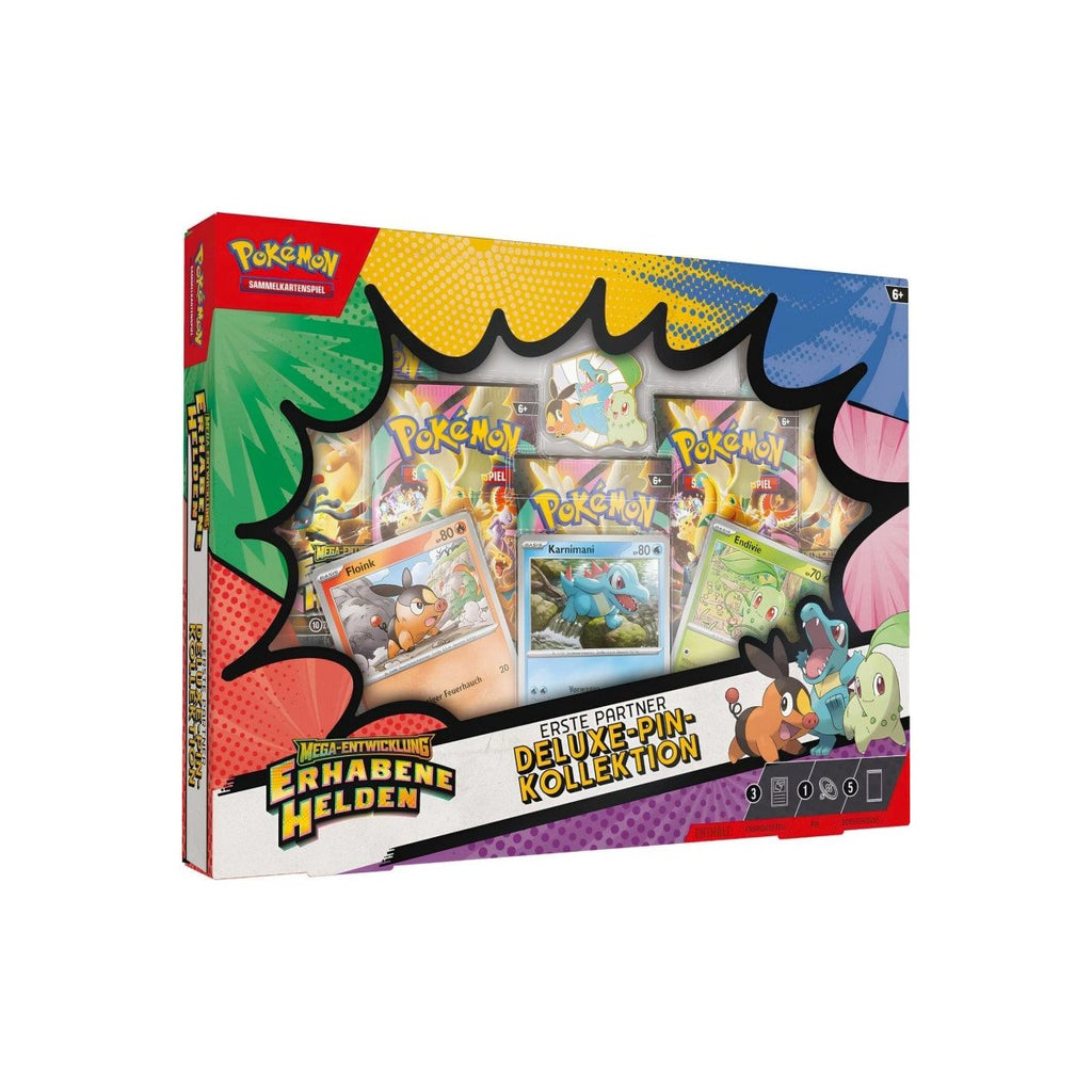 Pokémon TCG - Erste Partner Pin Kollektion - Erhabene Helden