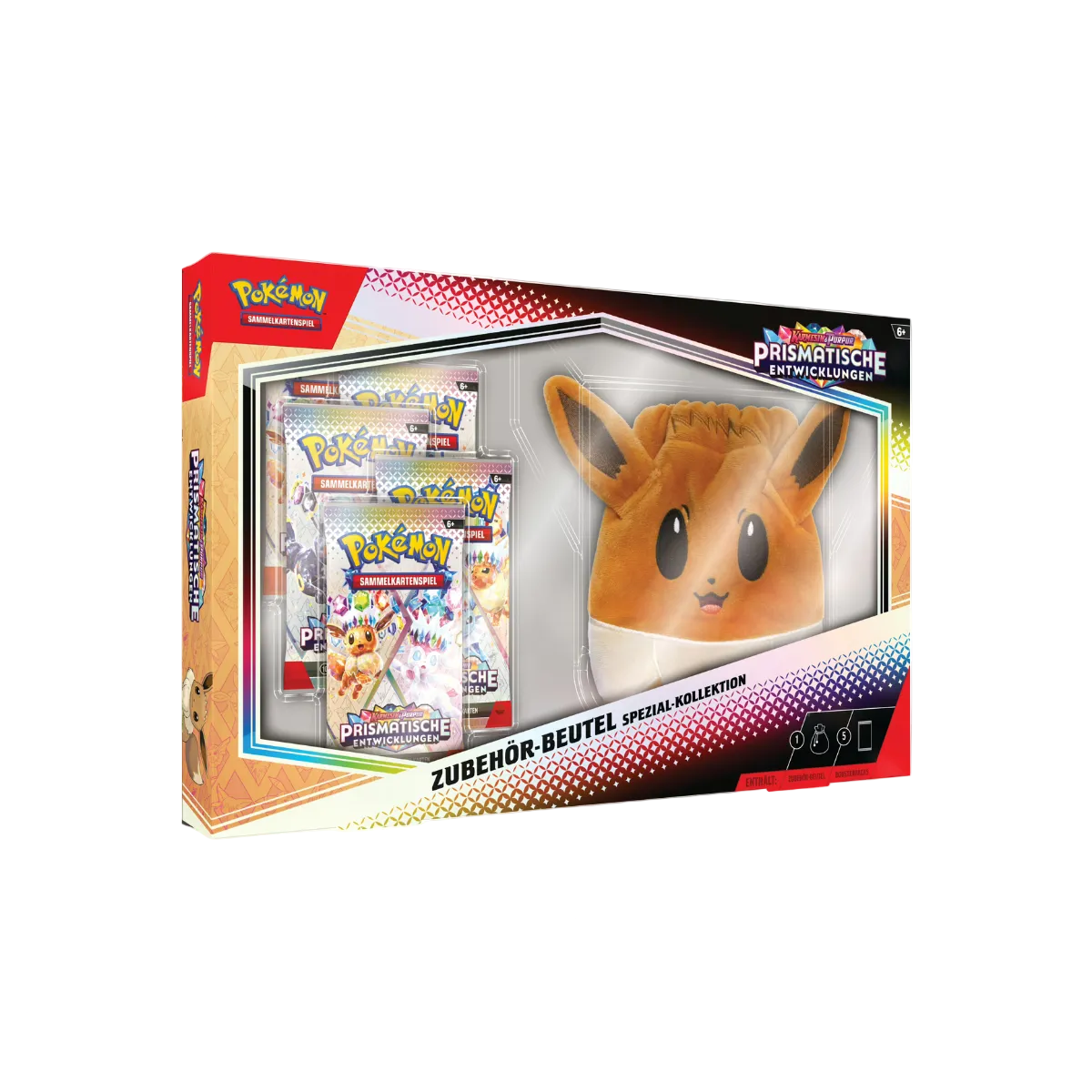 Pokémon Karmesin & Purpur - Prismatische Entwicklungen Zubehör Beutel (Evoli Pouch)