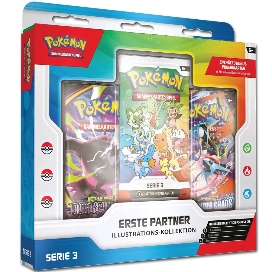 Pokémon TCG - Erste Partner - Illustration Kollektion - Serie 3